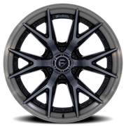 Fuel Catalyst 22x10 -18 8x180mm 124.2mm Gloss Black Brushed Dark Tint
