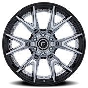 Fuel Catalyst 24x12 -44 8x165.1mm 125.1mm Chrome Gloss Black Lip