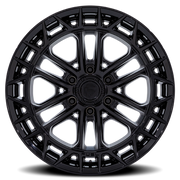 Fuel Celsius 20x10 -18 6x135mm 87.1mm Matte Black Gloss Black Lip