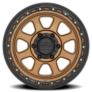 KMC Chase 20x9 +0 5x127mm 71.5mm Matte Bronze Black Lip