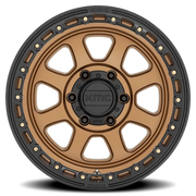 KMC Chase 20x9 +18 6x135mm 87.1mm Matte Bronze Black Lip