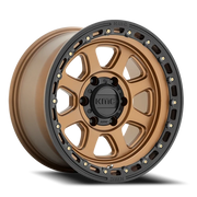 KMC Chase 18x9 +0 8x170mm 125.1mm Matte Bronze Black Lip