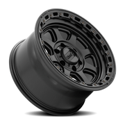 KMC Chase 17x9 -12 5x127mm 71.5mm Satin Black Gloss Black Lip