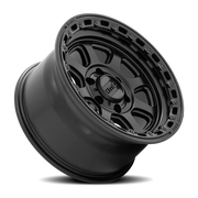 KMC Chase 20x9 +18 6x114.3mm 66.06mm Satin Black Gloss Black Lip