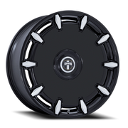DUB Cheef 24x9 +38 5x115mm 74.1mm Gloss Black Milled
