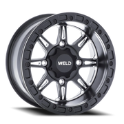 WELD Cheyenne UTV 15x8 +4 4x156mm Satin Black Milled