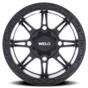 WELD Cheyenne UTV 15x10 +5 4x156mm Satin Black Milled