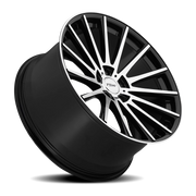 TSW Chicane 20x10 +40 5x120mm 76mm Gloss Black Mirror Cut Face