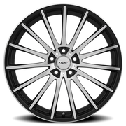 TSW Chicane 20x10 +40 5x120mm 76mm Gloss Black Mirror Cut Face