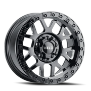 WELD Cinch Beadlock 17x10 -24 5x127mm 87.1mm Gloss Black Milled
