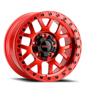 WELD Cinch Beadlock 17x9 -12 6x135mm 106.1mm Candy Red Red Ring