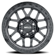 WELD Cinch 20x9 +0 6x135mm 106.1mm Gloss Black Milled