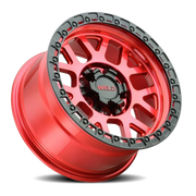 WELD Cinch 17x9 -12 5x114.3mm 78.1mm Candy Red Satin Black