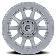 Fuel Circuit Dually 20x8.25 -202 10x225mm 170.1mm Gloss Silver Machined Face