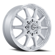 Fuel Circuit Dually 24x8.25 +105 8x210mm 154.3mm Gloss Silver Machined Face