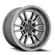 Fuel Clash 6 17x9 -12 6x139.7mm 106.1mm Matte Anthracite