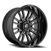 Fuel Clash 8 22x12 -44 8x180mm 124.3mm Gloss Black Milled