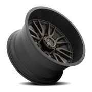 Fuel Clash 8 22x12 -44 8x170mm 125.1mm Matte Black Double Dark Tint