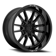 Fuel Clash 6 20x9 +1 8x180mm 124.2mm Gloss Black