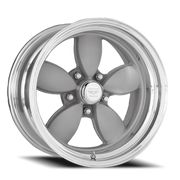 American Racing Classic 200S 15x6 -6 5x114.3mm 83.06mm Mag Gray Polished Barrel