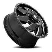 Fuel Cleaver Dually 20x8.3 +105 8x170mm 125.1mm Gloss Black Milled