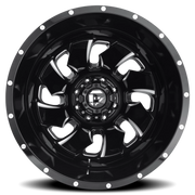 Fuel Cleaver Dually 20x8.3 -240 8x165.1mm 121.5mm Gloss Black Milled