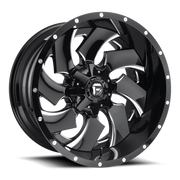 Fuel Cleaver 24x16 -99 8x165.1mm 125.1mm Gloss Black Milled