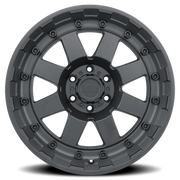 Black Rhino Cleghorn 17x8.5 -18 5x127mm 71.6mm Matte Black