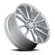 DUB Clout 24x10 +30 6x135mm 87.1mm Gloss Silver Brushed