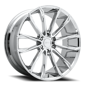 DUB Clout 24x10 +30 6x139.7mm 106.1mm Chrome