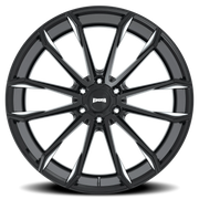 DUB Clout 24x10 +30 6x139.7mm 106.1mm Gloss Black Milled