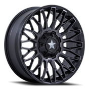 MSA Clubber 24x7 +0 5x114.3mm 72.56mm Matte Black Double Dark Tint