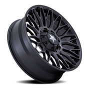 MSA Clubber 14x7 +10 4x137mm 110.1mm Matte Black Double Dark Tint