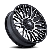 MSA Clubber 20x7 +0 4x137mm 110.1mm Gloss Black Machined