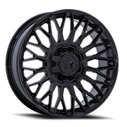 MSA Clubber 22x7 +0 4x137mm 110.1mm Gloss Black