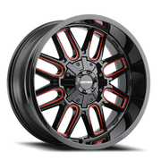 Mayhem Cogent 20x9 +0 5x139.7mm 110mm Black Prism Red