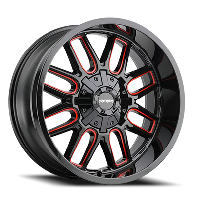 Mayhem Cogent 20x9 +0 6x135mm 106mm Black Prism Red