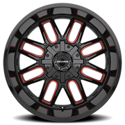 Mayhem Cogent 20x10 -19 6x135mm 106mm Black Prism Red