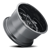 Mayhem Cogent 17x9 -12 8x165.1mm Gloss Black Milled Spokes