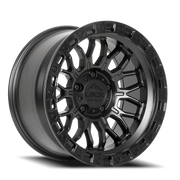 Lock Offroad Combat 20x10 +18 6x135mm 87.1mm Matte Black Matte Black Ring
