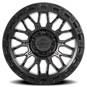 Lock Offroad Combat 20x10 +18 8x170mm 125.2mm Matte Black Matte Black Ring
