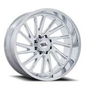 Moto Metal Combat 22x12 -44 8x180mm 124.2mm Chrome