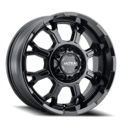 Ultra Commander 124 20x10 -19 5x127mm 87mm Gloss Black Clear Coat
