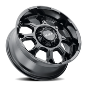 Ultra Commander 124 17x9 +12 6x139.7mm 106.1mm Gloss Black Clear Coat