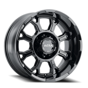 Ultra Commander 124 17x9 +12 8x165.1mm 125.2mm Gloss Black Clear Coat
