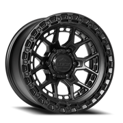 Lock Offroad Commando 20x10 +18 6x135mm 87.1mm Matte Black Matte Black Ring