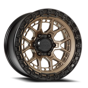 Lock Offroad Commando 17x9 +0 5x127mm 71.5mm Matte Bronze Matte Black Ring
