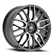 Pacer Compass 16x7.5 +38 5x105mm 73mm Satin Black Machined Face