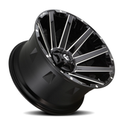 Fuel Contra 24x12 -44 5x127mm 87.1mm Gloss Black Milled