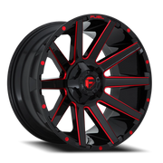 Fuel Contra 20x10 -18 5x139.7mm 110.3mm Gloss Red Milled
